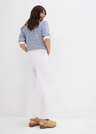 Jean Wide Leg, taille haute, raccourci, bonprix