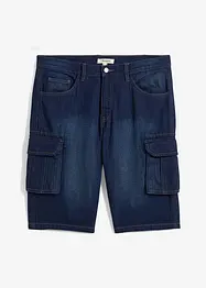 Bermuda cargo en jean, coupe loose, bonprix