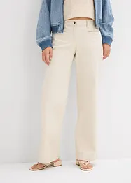 Jean large taille mi-haute et élastiquée, bonprix