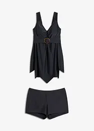 Tankini long (ens. 2 pces) à larges bretelles, bonprix