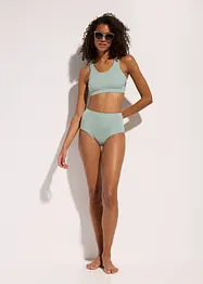 Bas de bikini taille haute, largeur réglable, bonprix