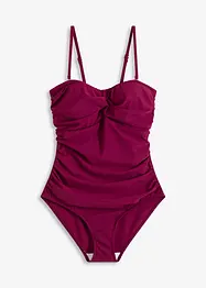 Maillot 1 pièce bandeau sculptant, maintien modéré, bonprix