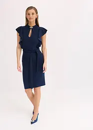 Robe fourreau avec une joli fermeture sur le décolleté, bonprix
