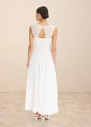 Longue robe de soirée avec empiècement dentelle, bonprix