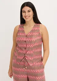 Gilet sans manches aspect crochet, bonprix