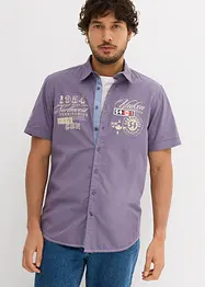 Chemise imprimée à manches courtes, Slim Fit, bonprix