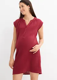 Robe de grossesse/d’allaitement en gaze de coton, bonprix