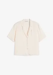 Chemisier en satin avec col à revers, bonprix