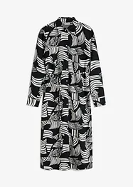 Robe-chemise imprimée et légère en lin majoritaire, bonprix