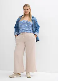Top à fleurs en viscose fluide, bonprix