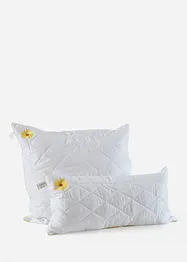 Oreiller microfibre toucher duvet avec fleur brodée, bonprix