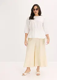 Blouse à manches bouffantes et dos original, bonprix