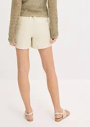 Short en twill avec ceinture à nouer, bonprix