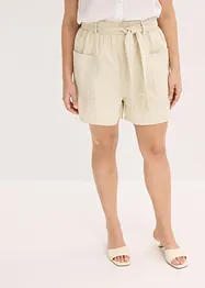 Short en twill avec ceinture à nouer, bonprix