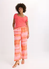Pantalon ample à imprimé batik, bonprix