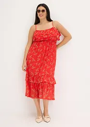 Robe en jersey et mesh, bonprix