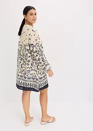 Robe courte bohème, aspect lin, bonprix