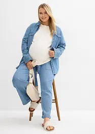 Pantalon de grossesse 2en1 léger avec bandeau taille mi-haute, bonprix