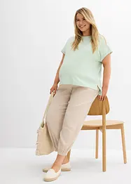 Pantalon de grossesse 2en1, 100% gaze de coton, bonprix