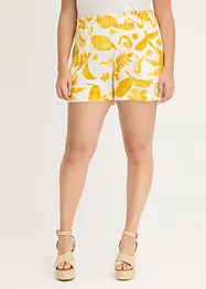Short imprimé en viscose texturée, bonprix