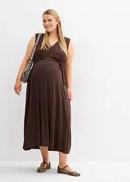 Robe longue de grossesse avec fonction allaitement discrète, bonprix
