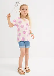 T-shirt en coton élastiqué, bonprix