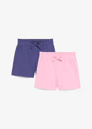 Lot de 2 shorts en jersey 100% coton, bonprix