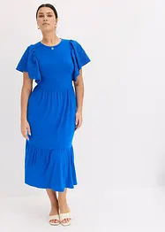 Robe en jersey à motif ajouré en viscose douce et extensible, bonprix
