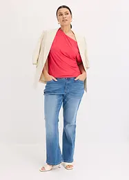 T-shirt à encolure asymétrique, bonprix