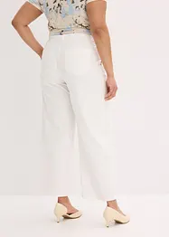 Pantalon à pinces en twill de coton, bonprix