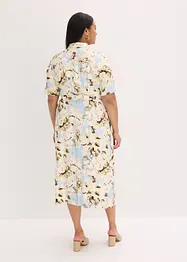 Robe-chemise en viscose avec ceinture à nouer (2 pces), bonprix