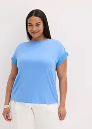 T-shirt en viscose avec dentelle, bonprix
