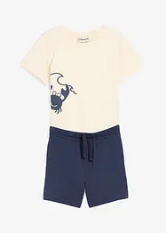 T-shirt et short en jersey coton (ens. 2 pces), bonprix