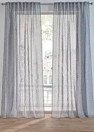 Rideau à rayures tissées (1 pce), bonprix