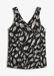 Top imprimé en jersey texturé, bonprix