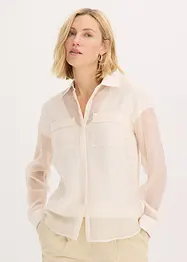 Chemisier transparent et texturé, bonprix