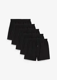 Lot de 5 boxers coton, bonprix