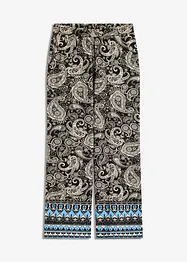 Pantalon palazzo doux en viscose extensible, bonprix