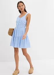 Robe courte et aérienne en lin mélangé, bonprix