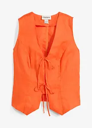 Blouse sans manches 100% lin, bonprix