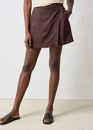 Jupe-short 100% lin, bonprix