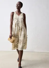 Robe midi en ramie, bonprix