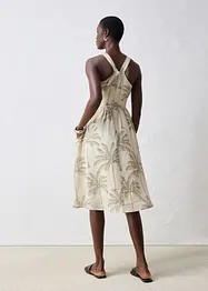 Robe midi en ramie, bonprix
