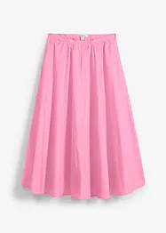 Jupe midi en coton extensible, bonprix