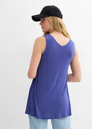 Top long en viscose extensible, bonprix