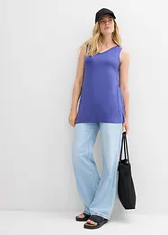 Top long en viscose extensible, bonprix