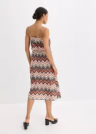 Robe imprimée à fines bretelles, bonprix