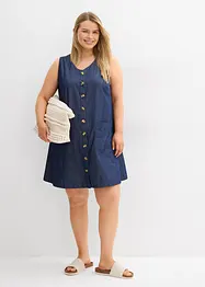 Robe en jean 100% coton, bonprix