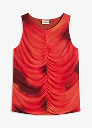 Top en doux mesh imprimé, bonprix