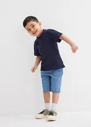 Bermuda en jean Regular à taille élastiquée, bonprix